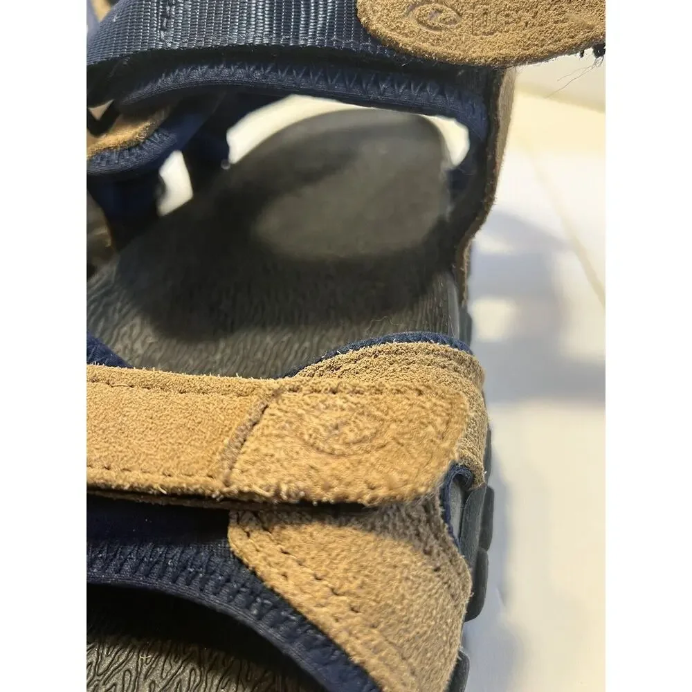Dexter Men's Leather Tan/blue Sandals Beach Fishing Outdoor Shoes Size 10m